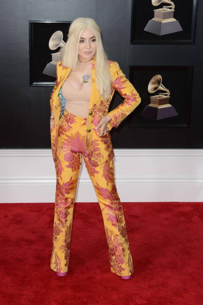 Ava Max Stills at Grammy Awards in New York ||
