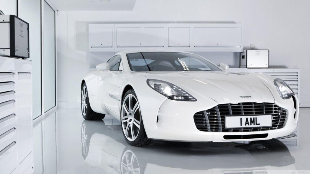 White Aston Martin One 2K desk 4K wallpapers Widescreen High