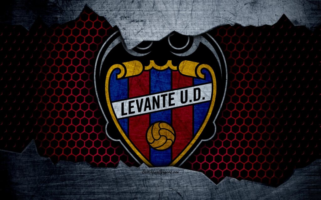 Download wallpapers Levante Unión Deportiva, k, La Liga, football
