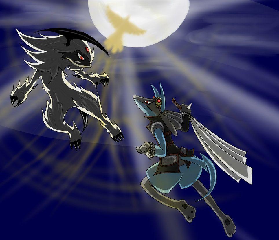 Absol vs Lucario Wallpaper Absol vs Lucario 2K wallpapers and