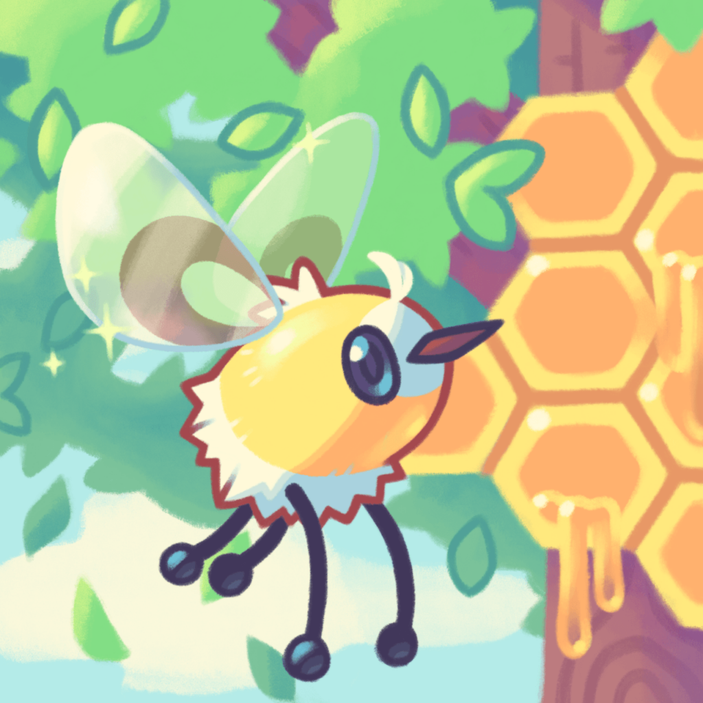 Cutiefly ” Reworked Cutiefly a bit and made a backgrounds to fit in