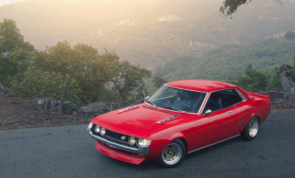Cars, trees, Toyota Celica, old cars, vehicles, Toyota Wallpapers
