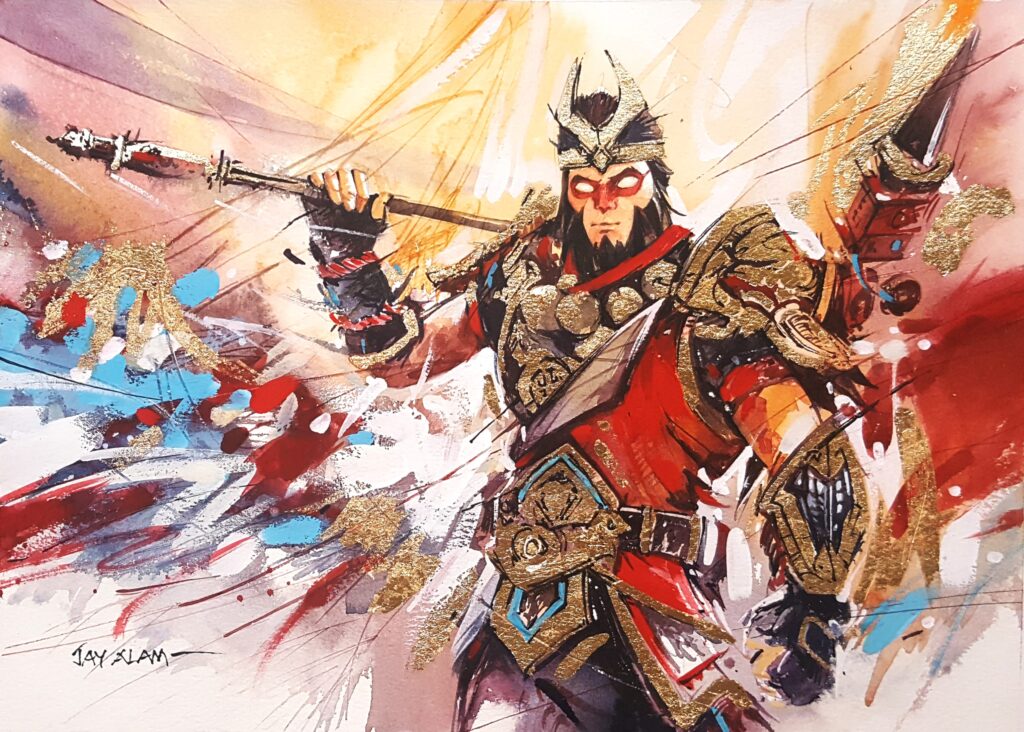 Fortnite Wukong Watercolour Painting Wallpapers and Free Stock