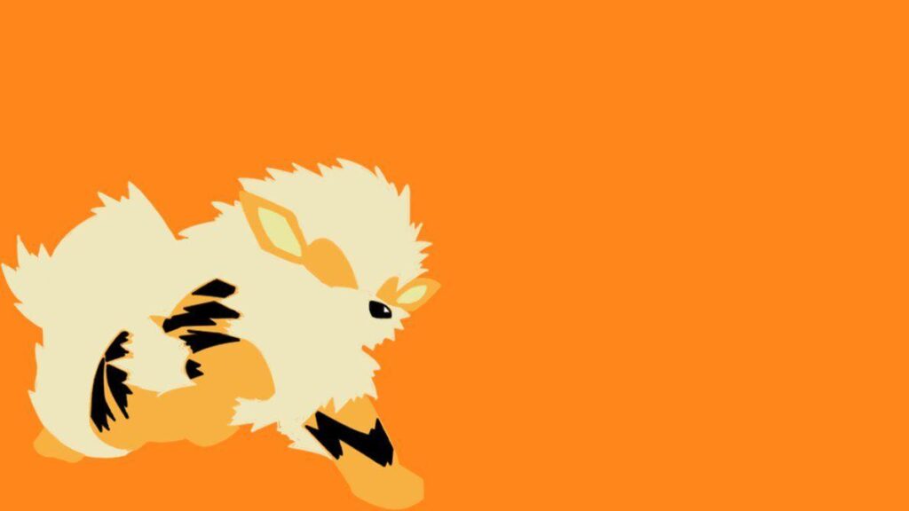 Arcanine Minimalist Wallpapers by Yoshski