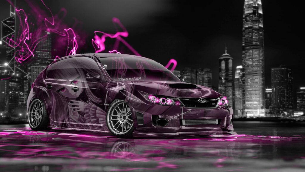 Subaru Impreza WRX STI JDM Anime Aerography City Car