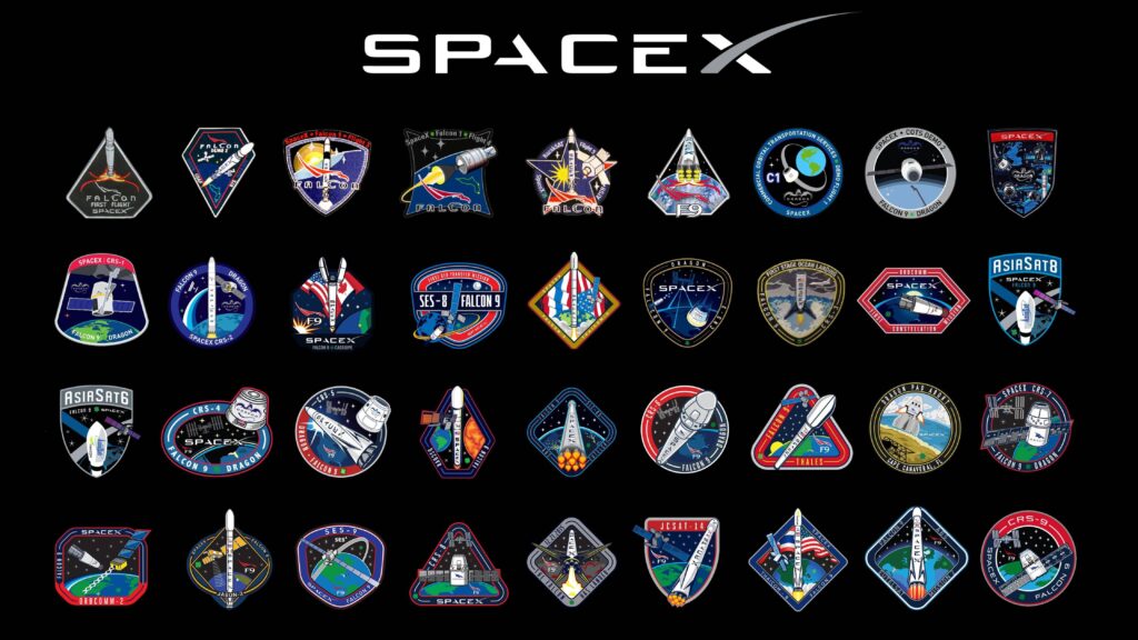 SpaceX Mission Patch Wallpapers spacex