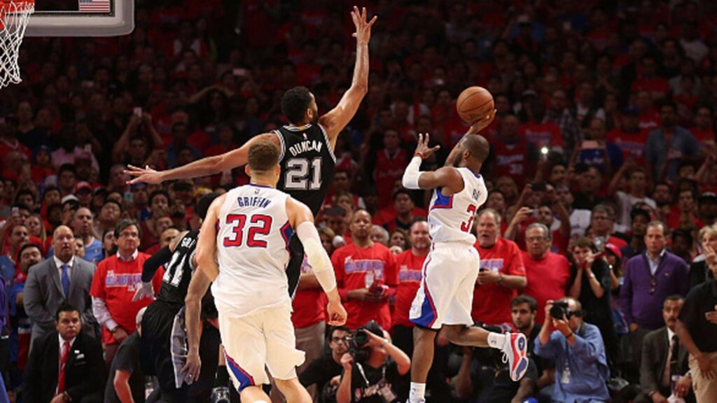 Tim Duncan vs Clippers Chris Paul K Wallpapers