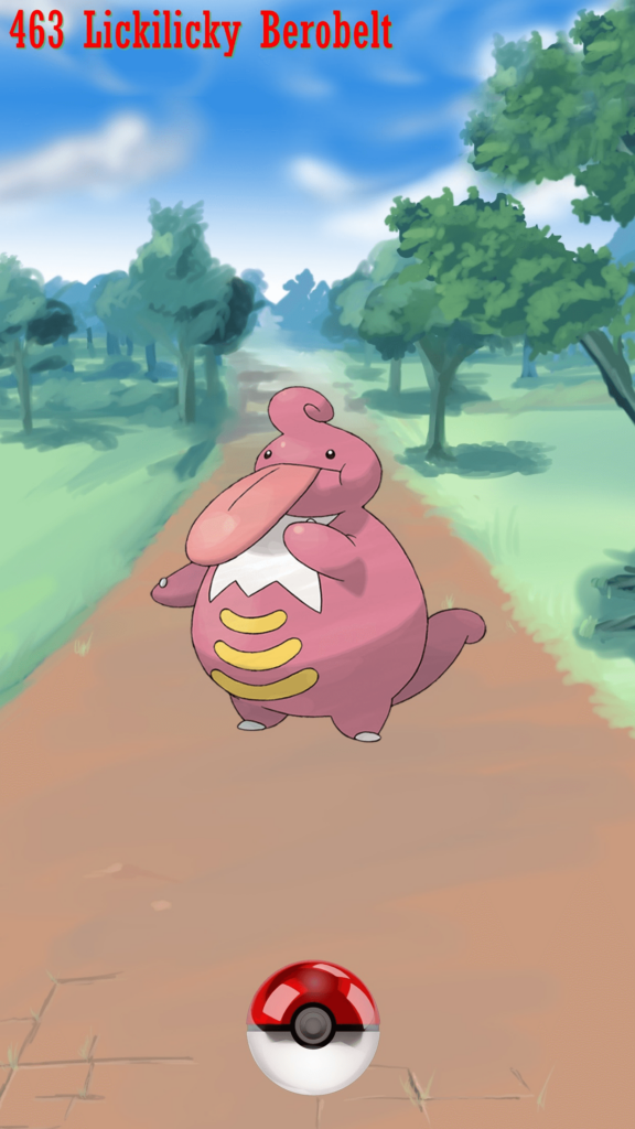 Street Pokeball Lickilicky Berobelt