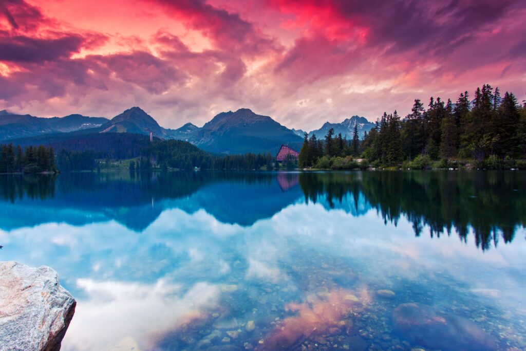 Wallpapers Lake, Mountains, Reflections, Tatra National Park