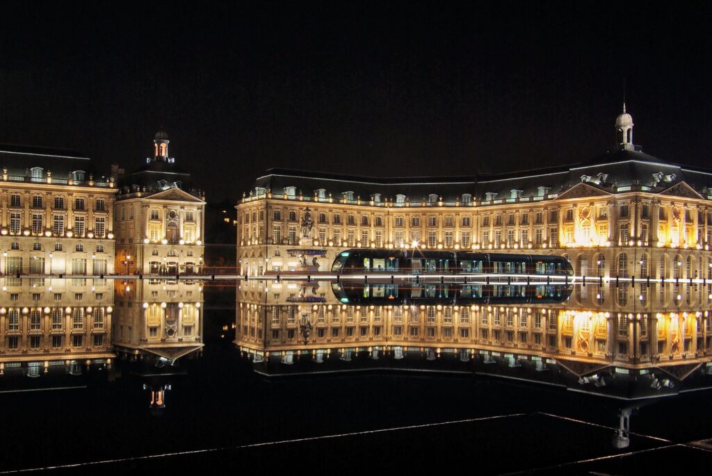 Night Lights in Bordeaux, France wallpapers and Wallpaper