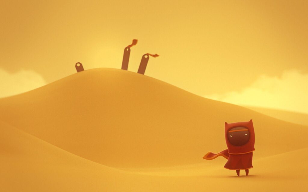 Widescreen 2K Wallpapers of Journey Game for Windows and Mac