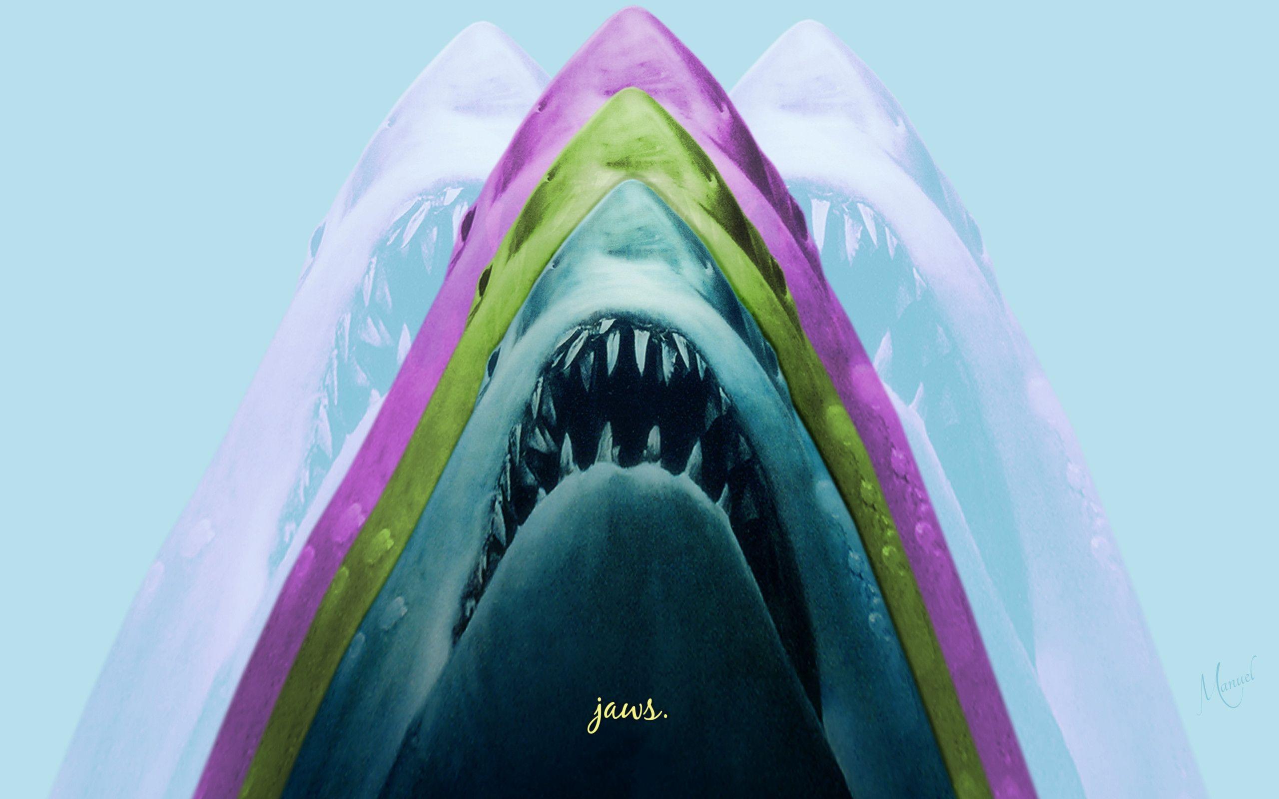 Jaws Wallpaper Jaws Wallpapers Graphic Movie Poster Design By