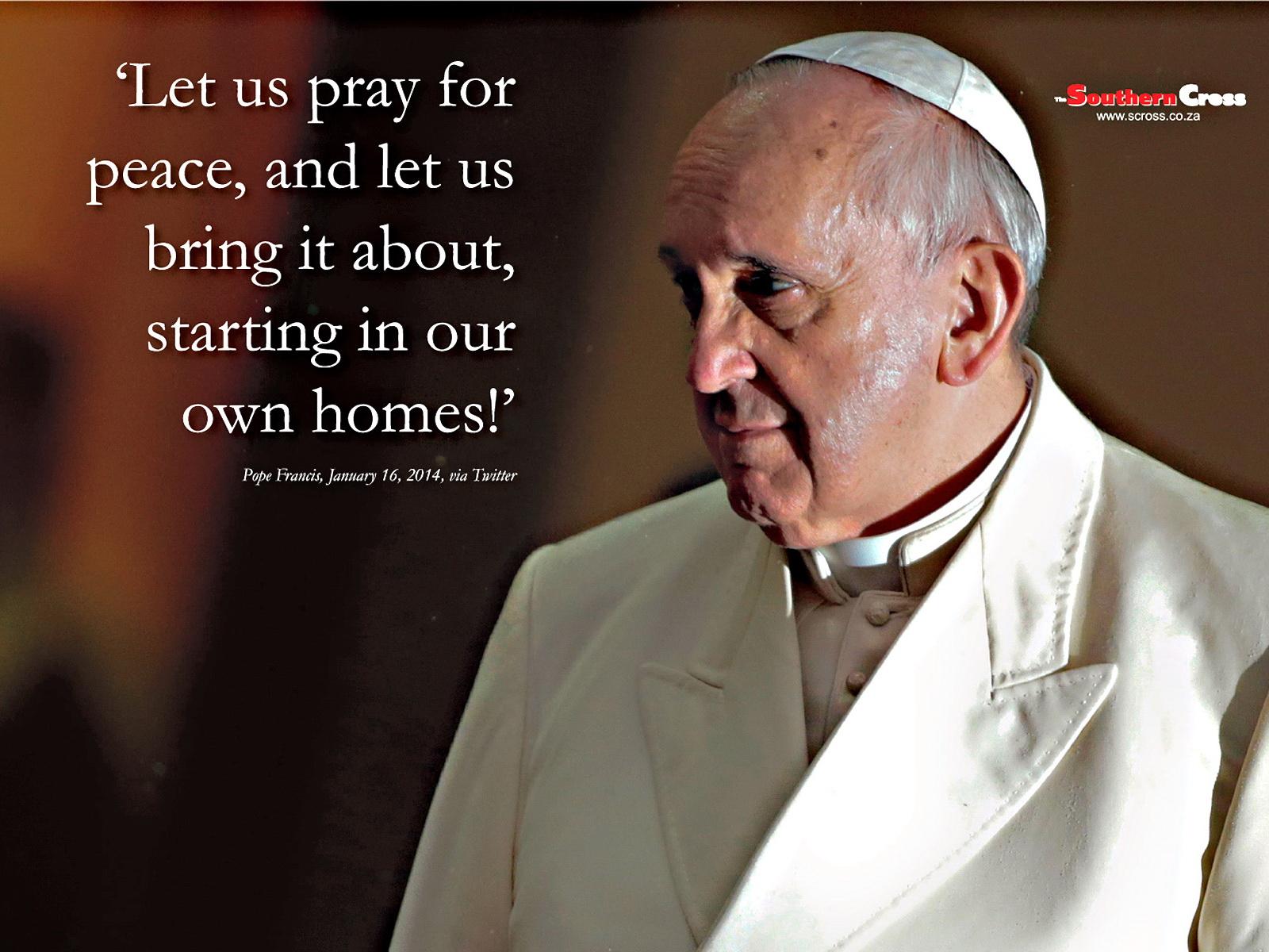 Pope Francis Quote Wallpapers