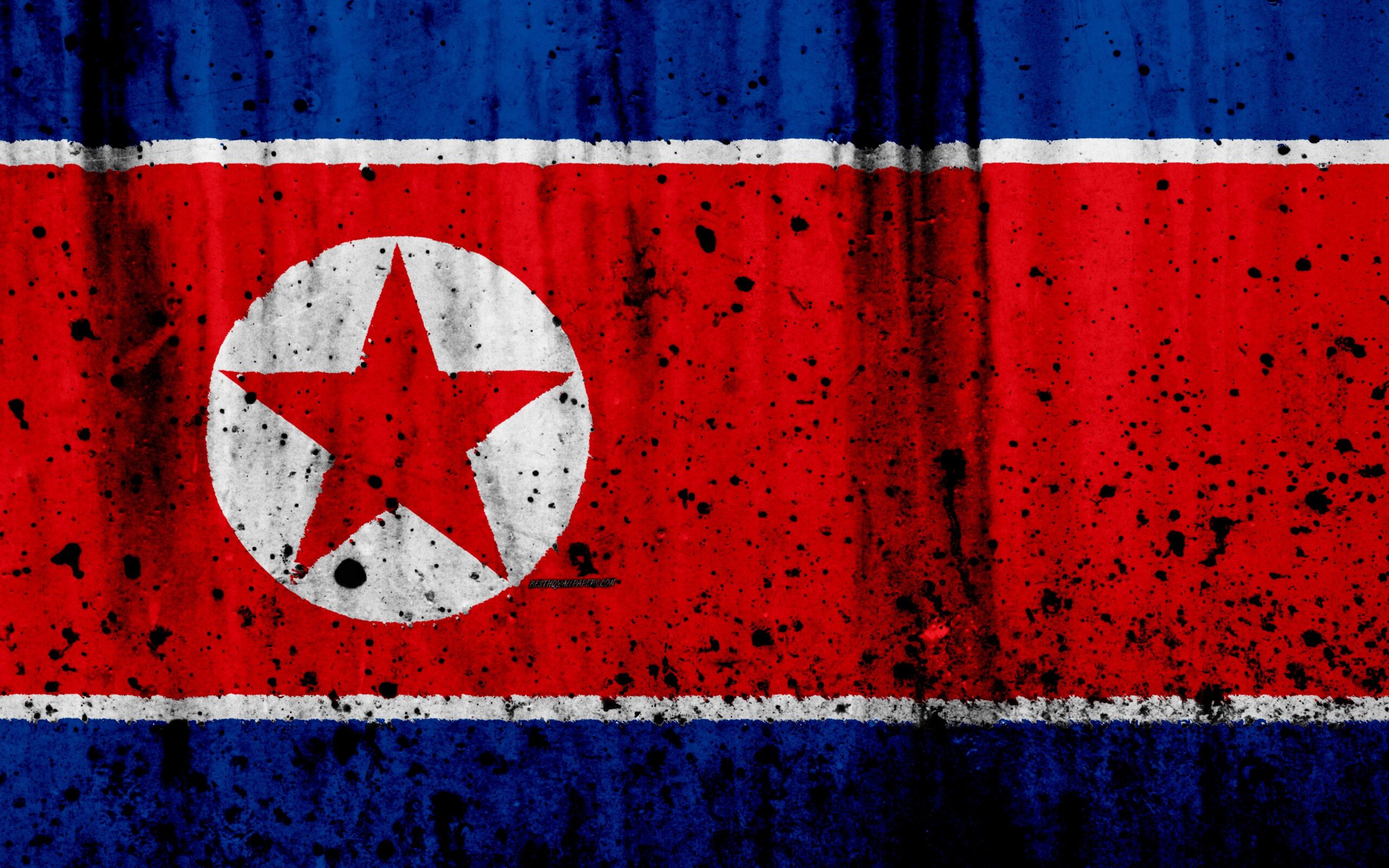 Download wallpapers North Korea flag, DPRK flag, k, grunge, flag of