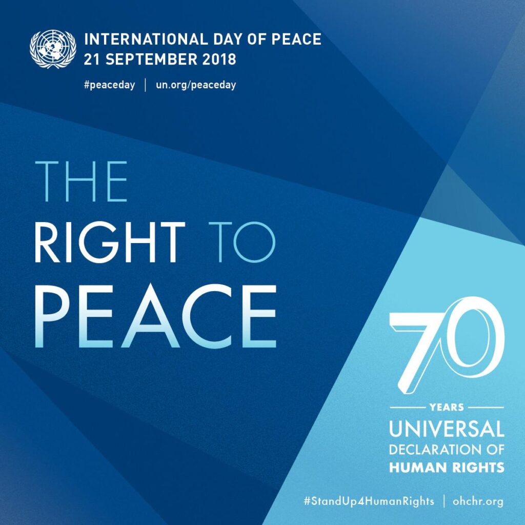 The International Day Of Peace September