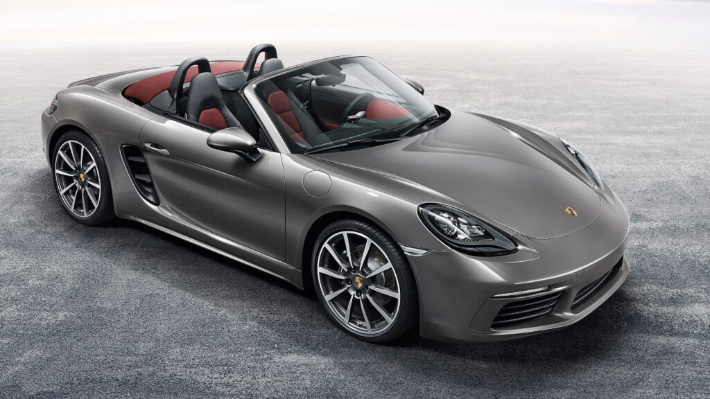 Wallpapers Porsche Boxster, sports car, grey, Cars & Bikes