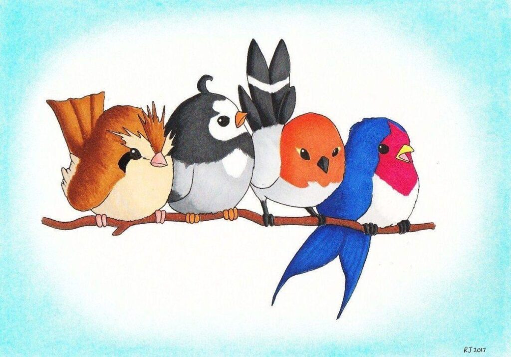 Pokemon, Birds, Original, Pidgey, Starly, Fletchling, Taillow, Bird