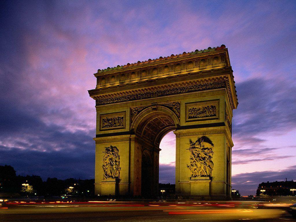 Arc De Triomphe Paris Desk 4K Wallpapers