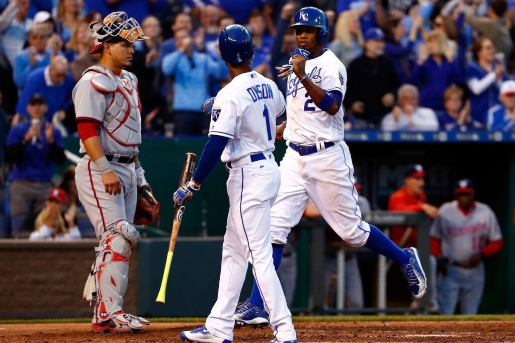 Royals come back late, win