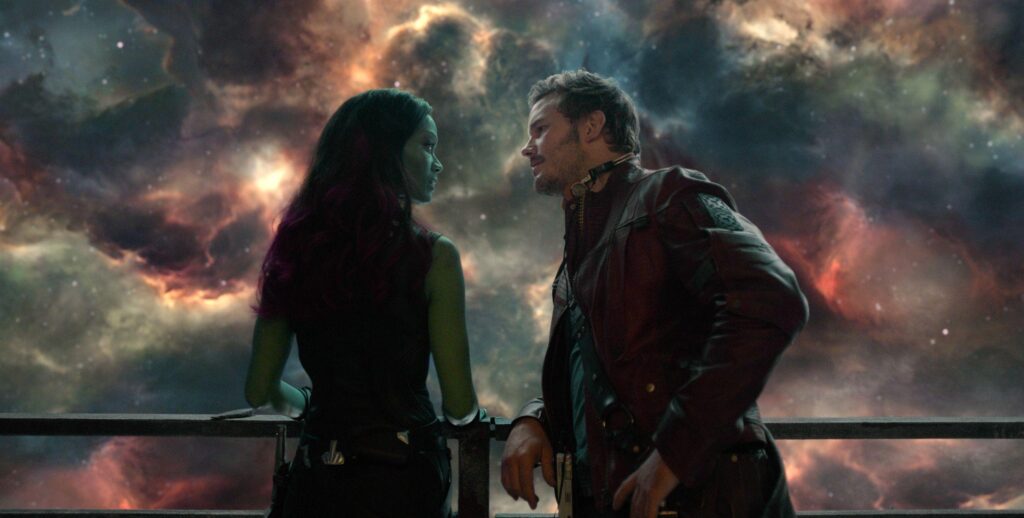 Star Lord and Gamora from Guardians of the Galaxy Desk 4K Wallpapers