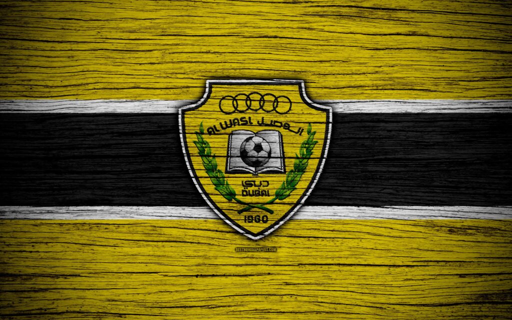 Download wallpapers Al Wasl FC, k, logo, UAE League, soccer