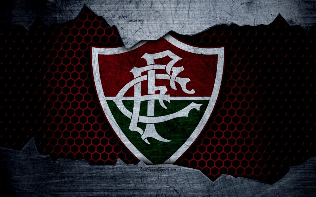 Download wallpapers Fluminense, k, Serie A, logo, grunge, Brazil
