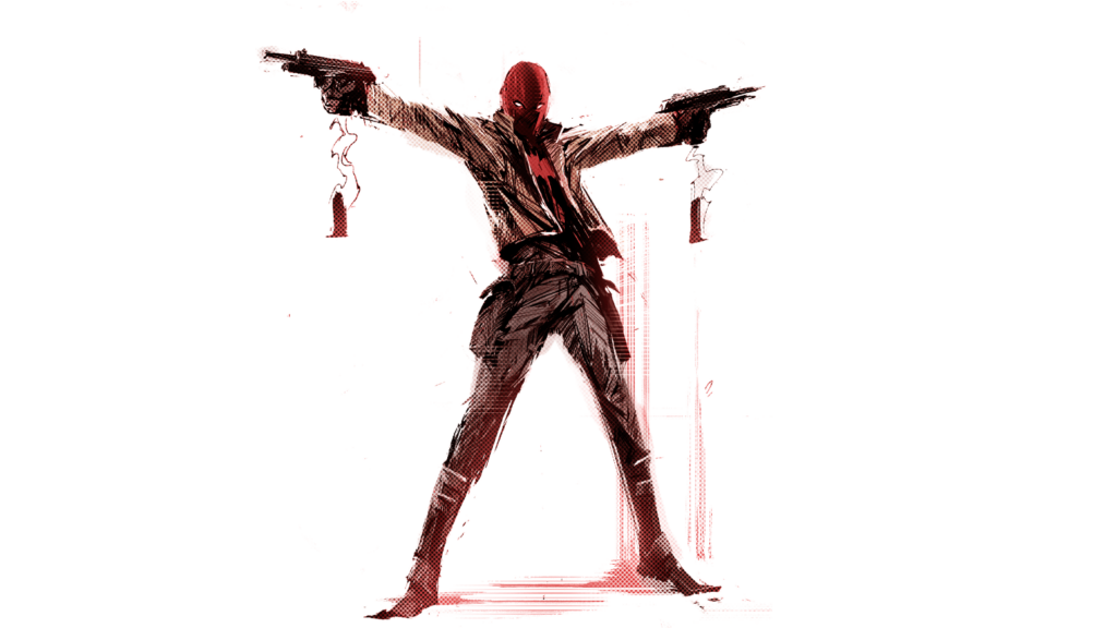 Red Hood Computer Wallpapers, Desk 4K Backgrounds