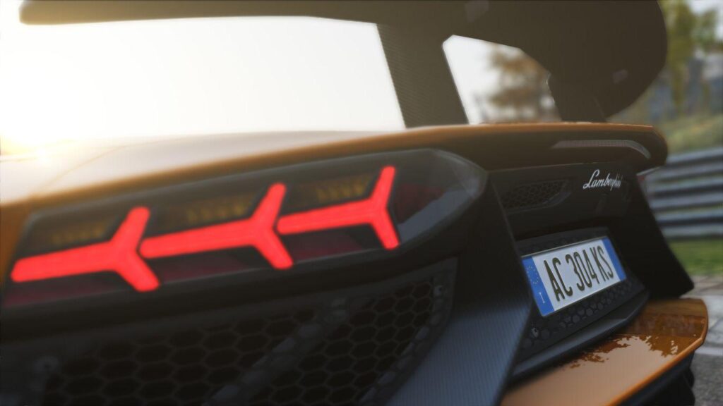 Lamborghini Aventador LP SV Rear Resolution