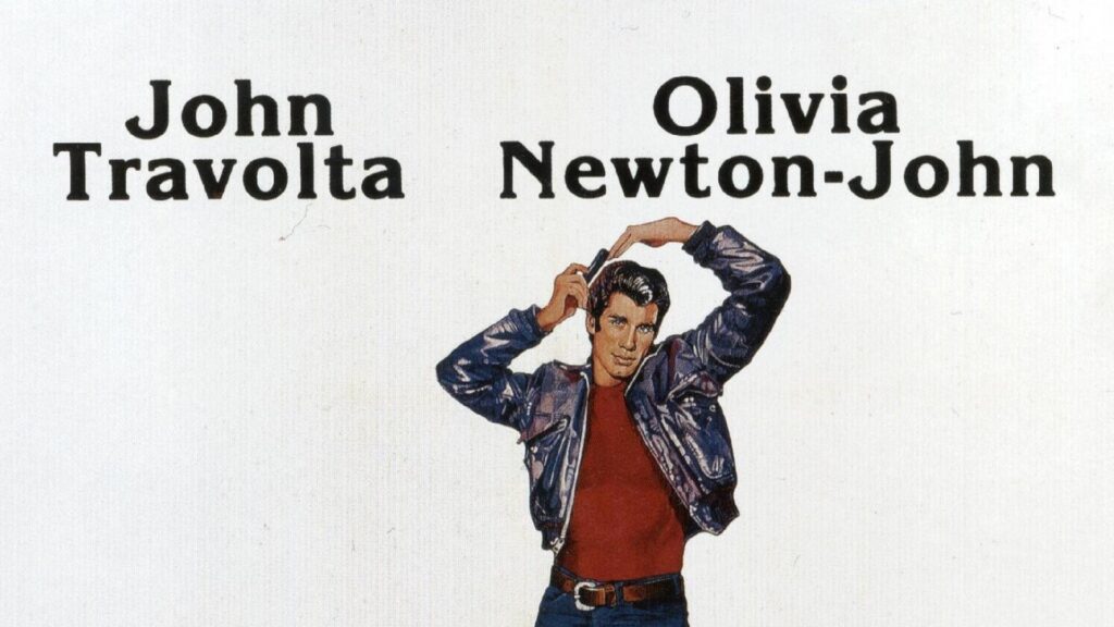 John travolta movie posters olivia newton