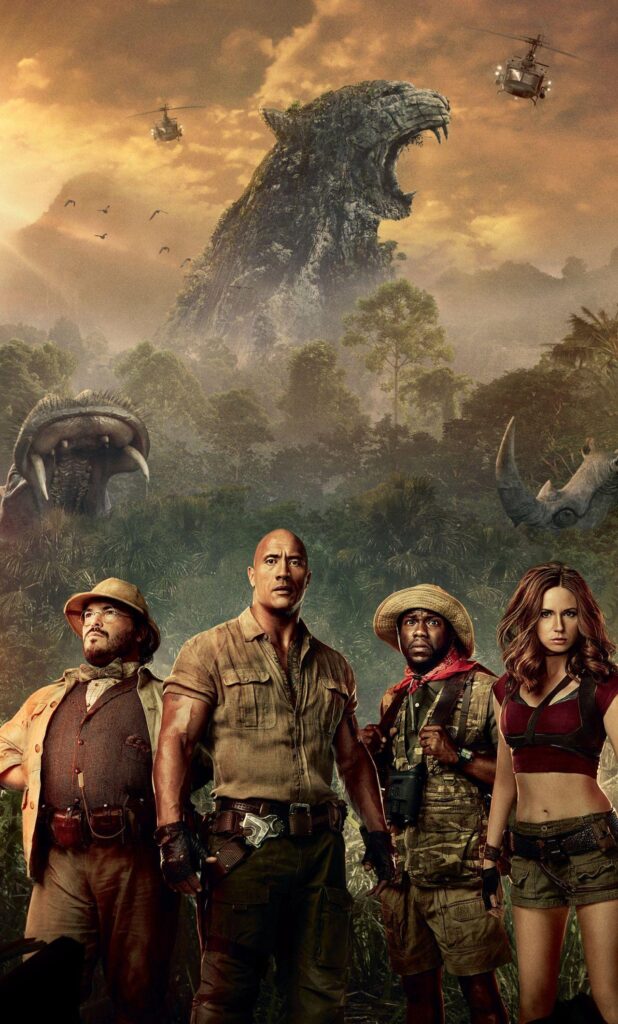 Jumanji Welcome To The Jungle Movie iPhone 2K k
