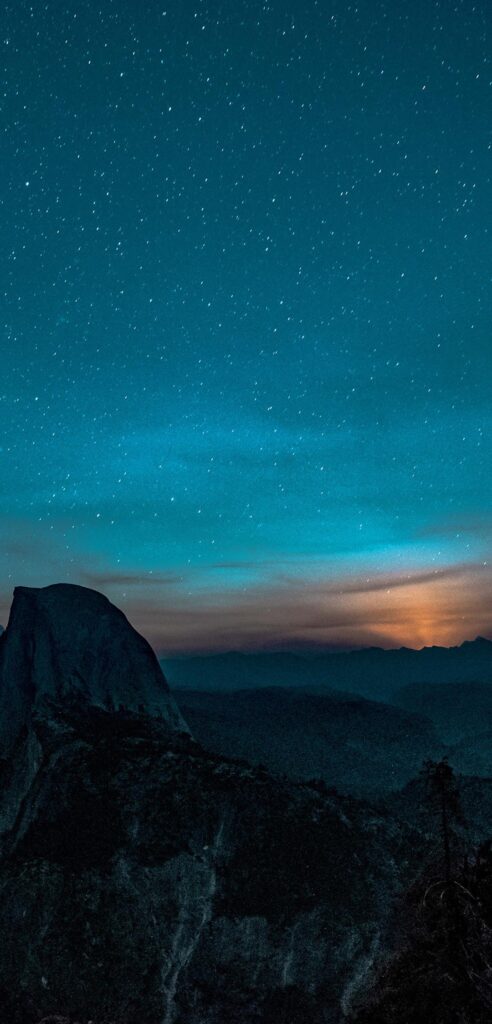 Ns mountain night sky star space nature Wallpapers x HD