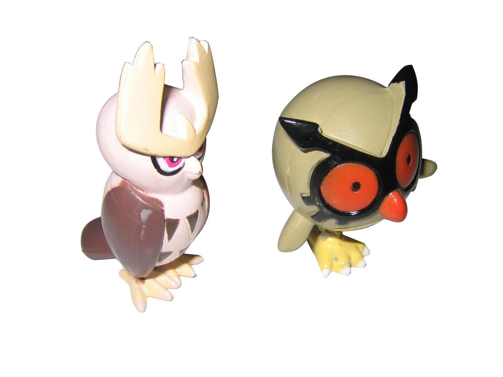Hoothoot & Noctowl Pokemon Figures