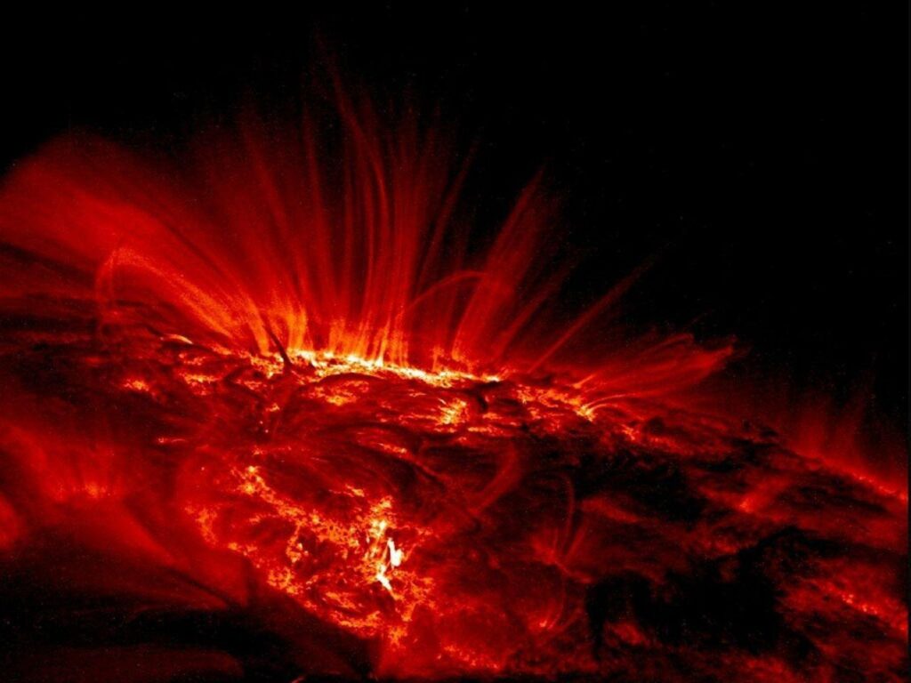 The Suns Solar Flares, Nasa Desk 4K and mobile wallpapers Wallippo