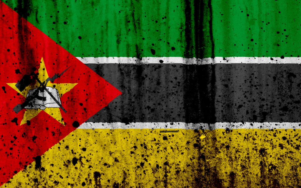 Download wallpapers Mozambique flag, k, grunge, flag of Mozambique