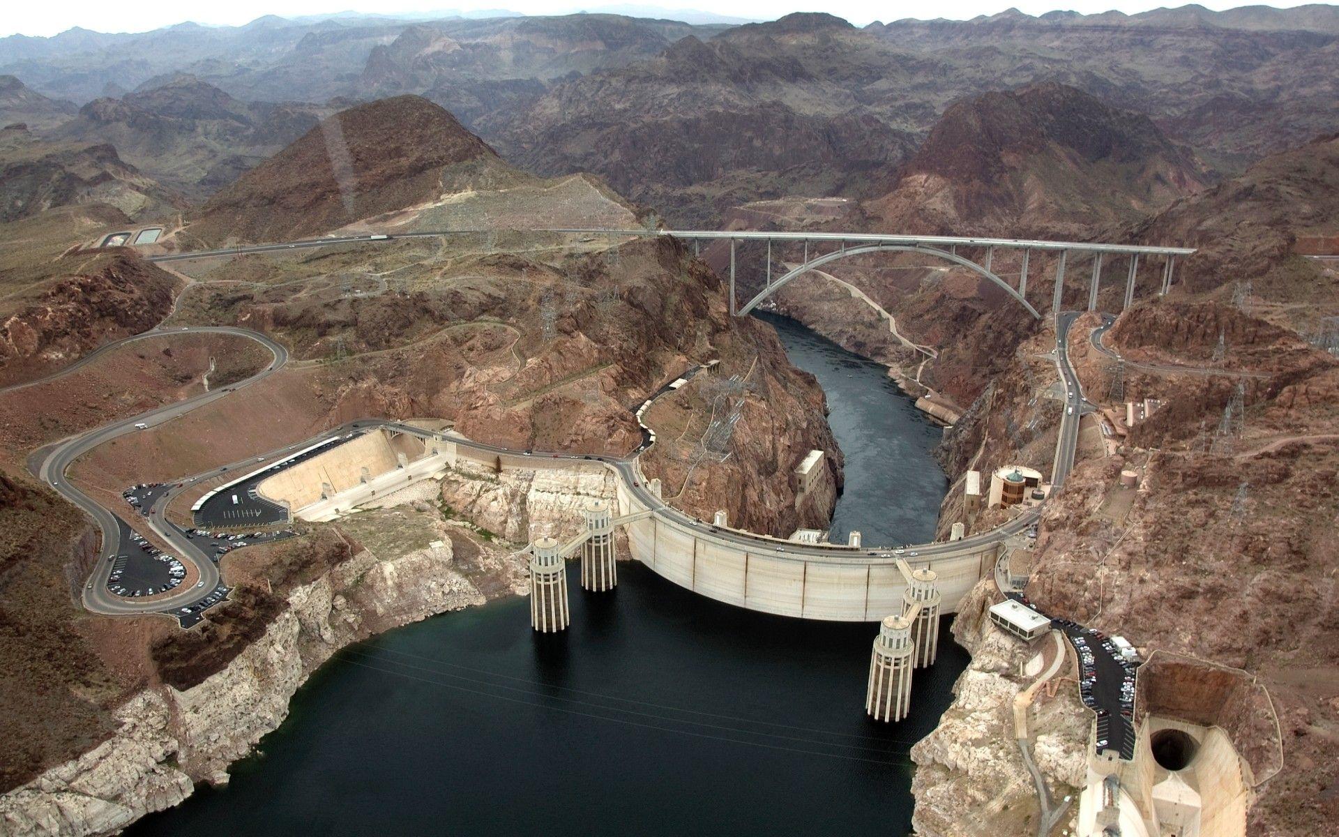 Hoover Dam, Architecture, Nevada Wallpapers 2K | Desk 4K and