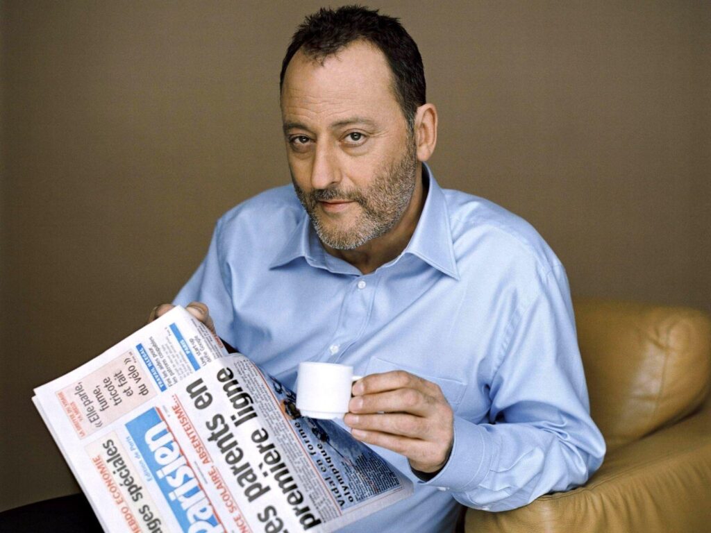 Wallpapers Jean reno, Actor, Hollywood, Glasses, Hair, Coffee, Cup