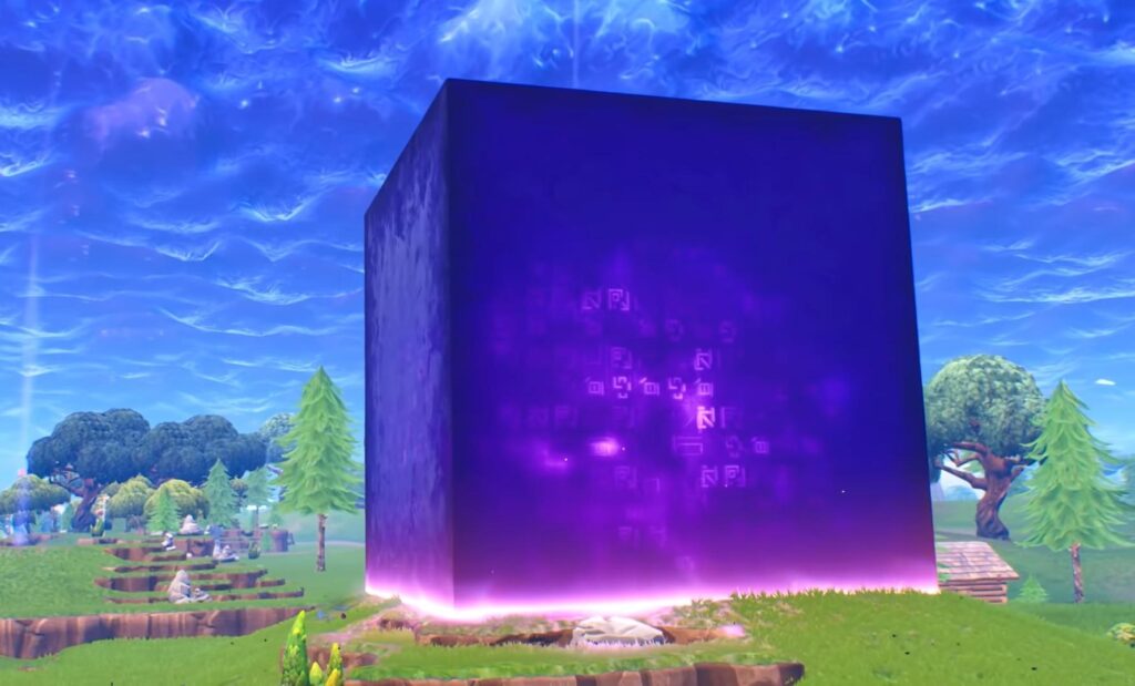 Fortnite Battle Royale What is the mysterious purple cube and where