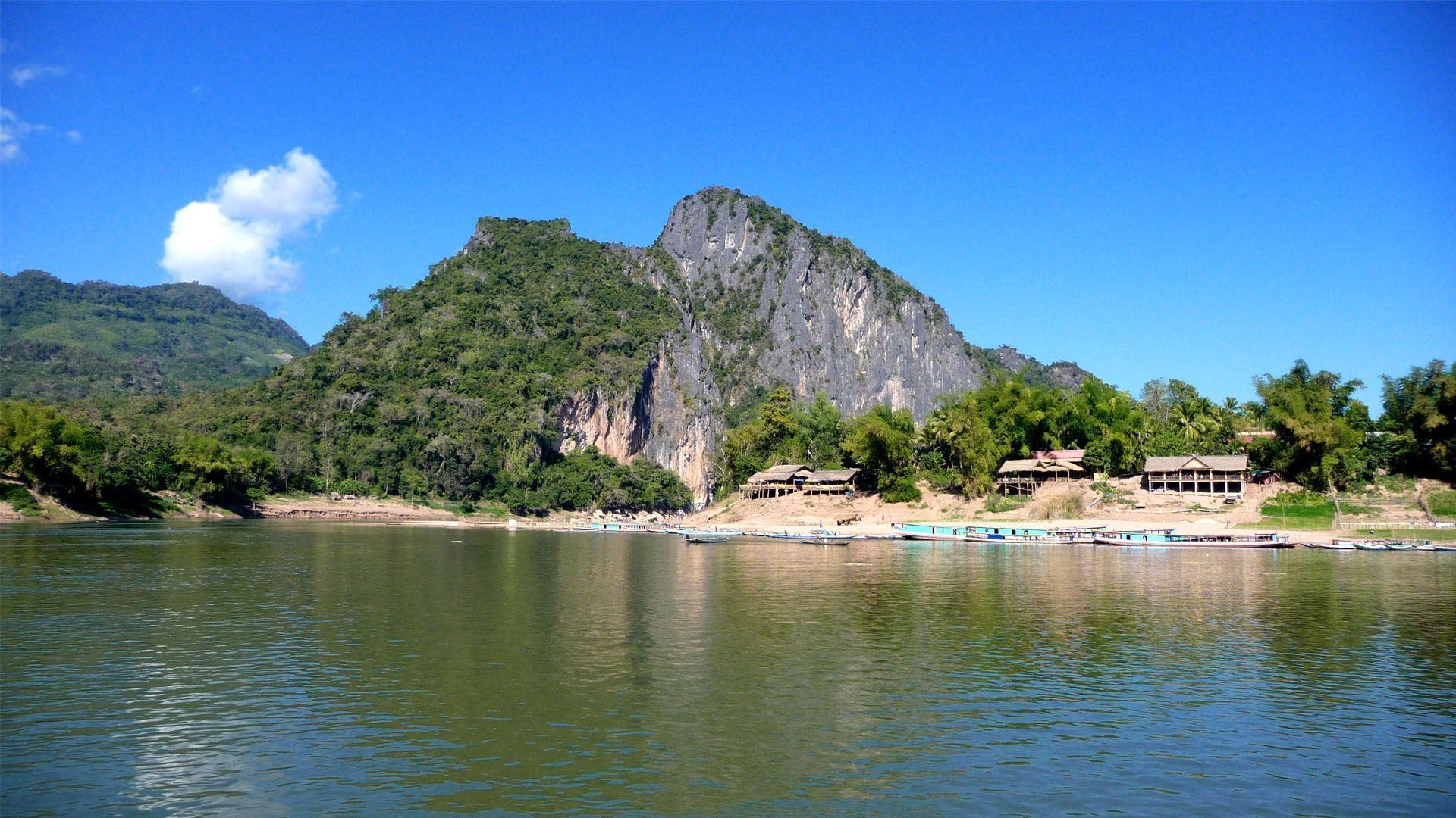 Laos Ban Pak Ou Landscape