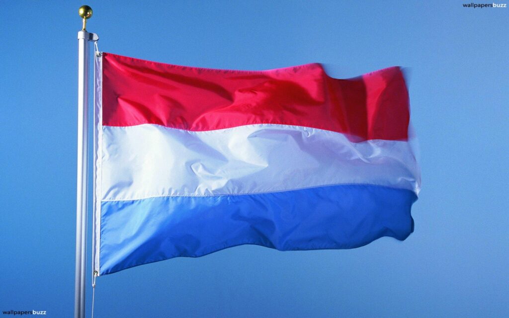 The flag of Luxembourg 2K Wallpapers