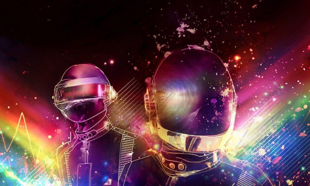 Wallpapers Retro Space Daft Punk Style Electronic Music