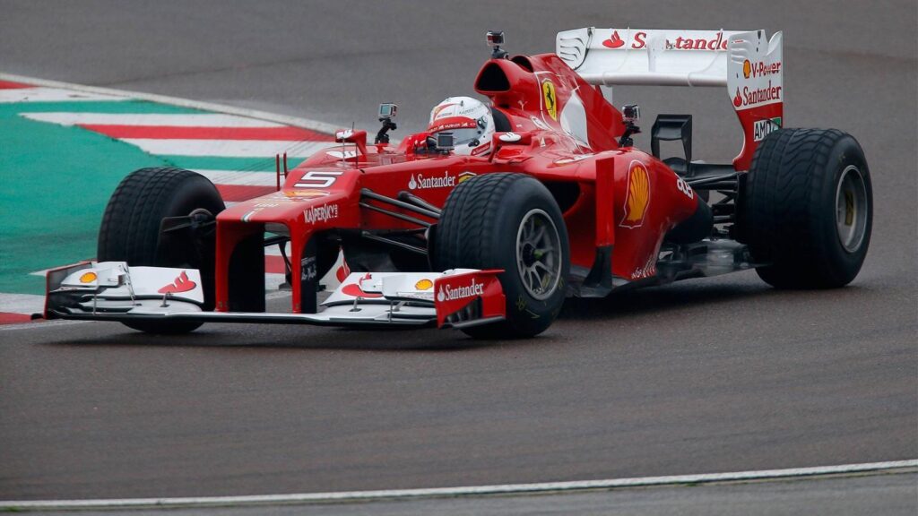Sebastian Vettel Ferrari 2K Wallpaper, Backgrounds Wallpaper