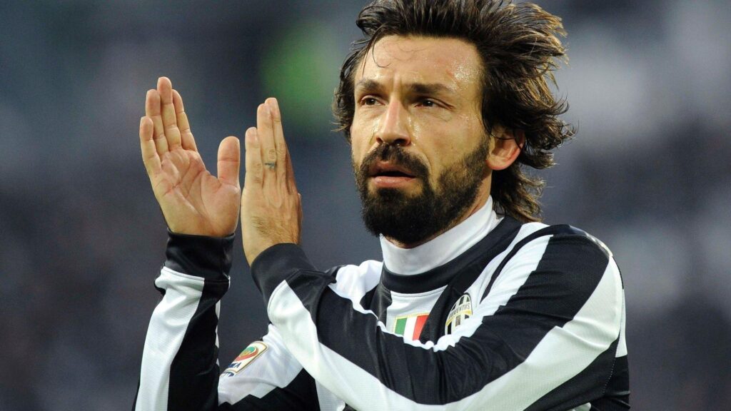 Andrea Pirlo Old Football Player