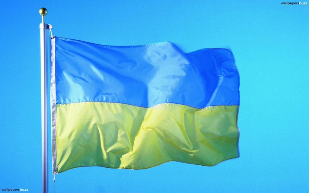 The flag of Ukraine 2K Wallpapers