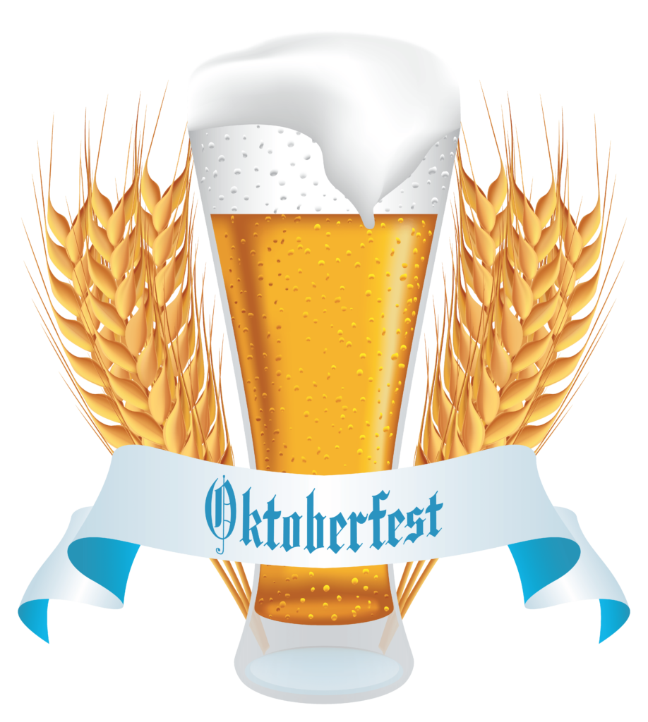 Oktoberfest Beer with Wheat Banner Wallpaper Clipart Wallpaper