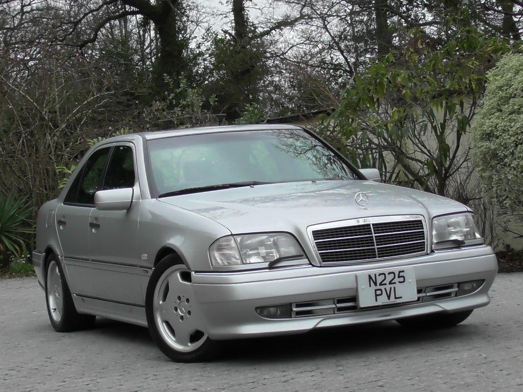 Used Brilliant Silver Met with Black Leather Mercedes C AMG For