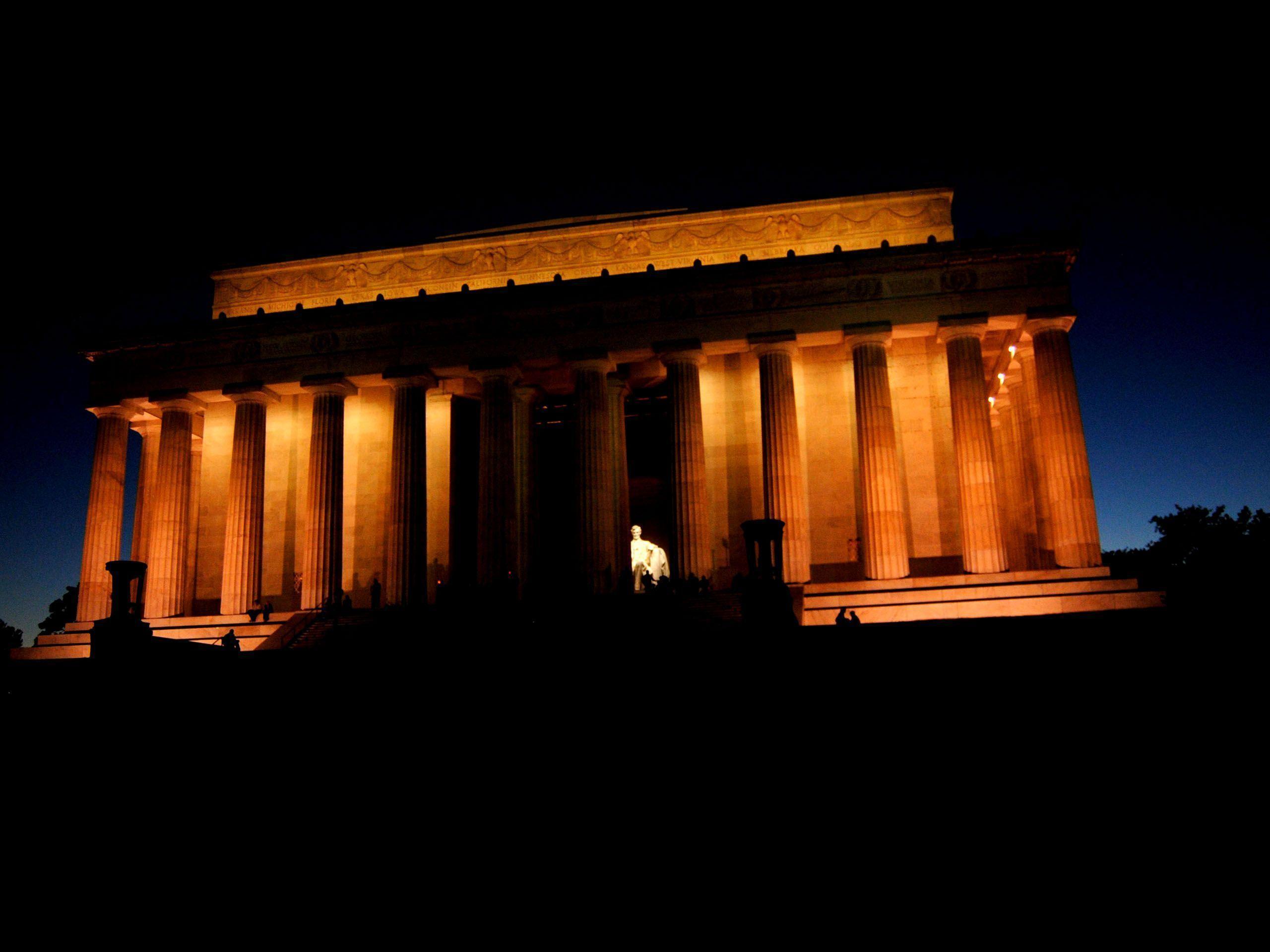 Lincoln Memorial At Night Photos Wallpapers