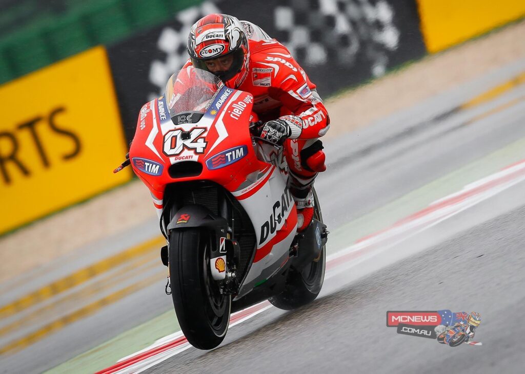Drenched day one at Misano MotoGP