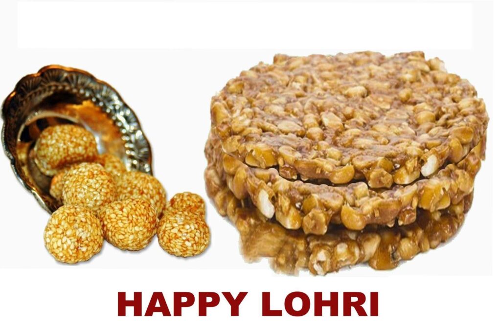 Happy Lohri Gajak And Til Ladoo Wallpapers