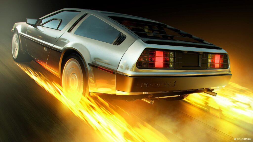 Wallpapers DeLorean time machine, Back to the Future, , HD