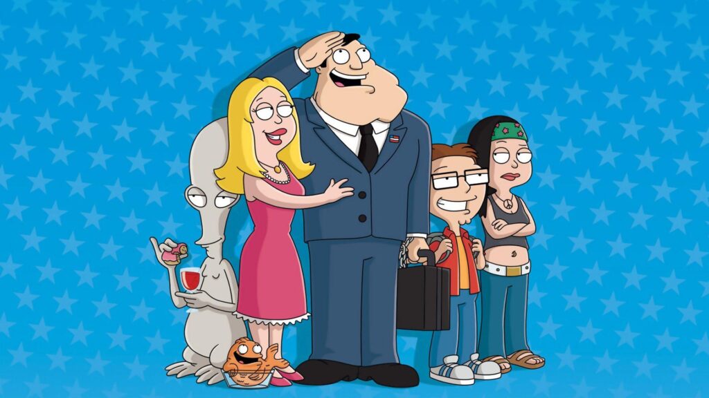 American Dad Blue Wallpapers in Movies